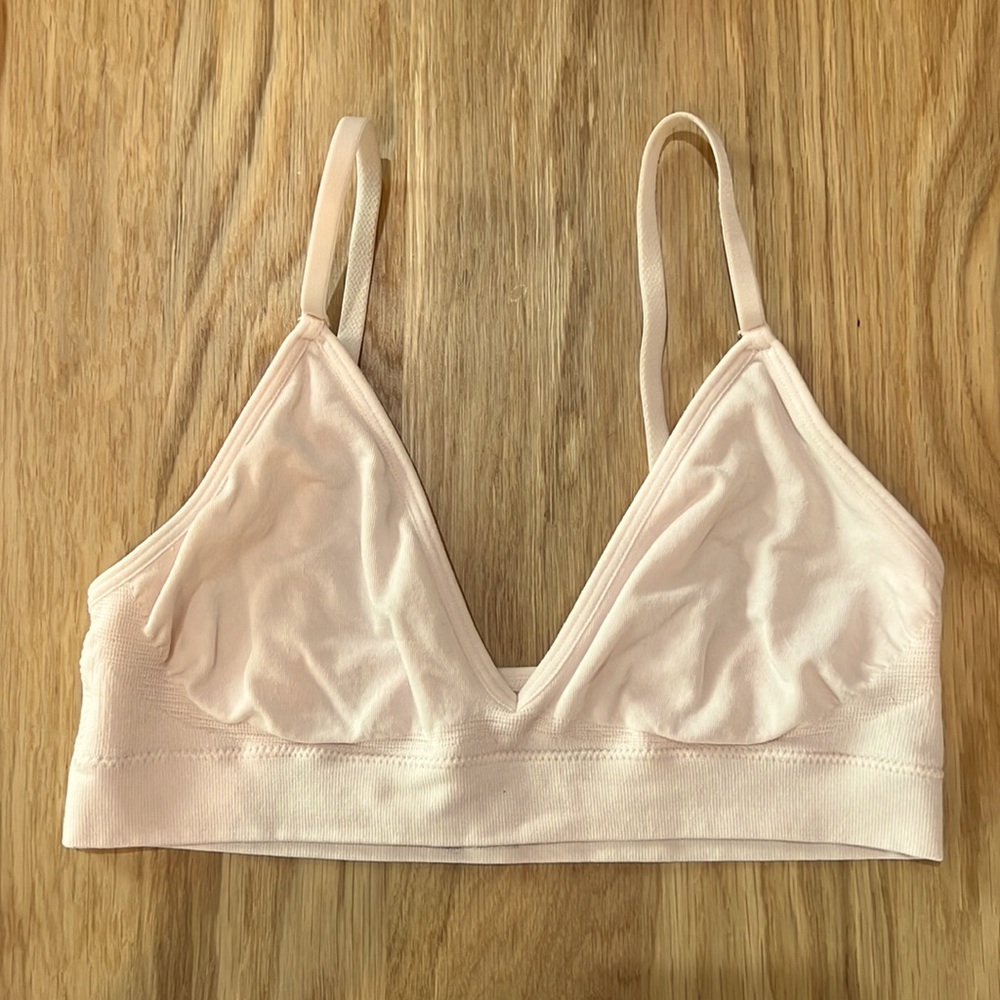 Boody Small LYOLYTE® Triangle Bralette In Powder Pink